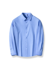 ノンアイロン クラシックブルー ビジネスシャツ