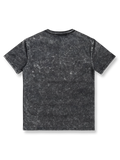 製品画像: スノーウォッシュヘンリーネックTシャツの反面図