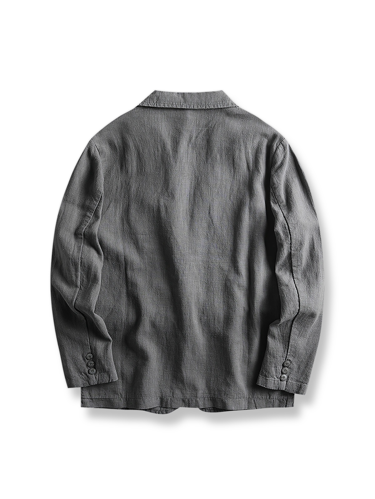 製品画像: アメリカンカジュアルヴィンテージカラムシブレンドジャケットの反面図