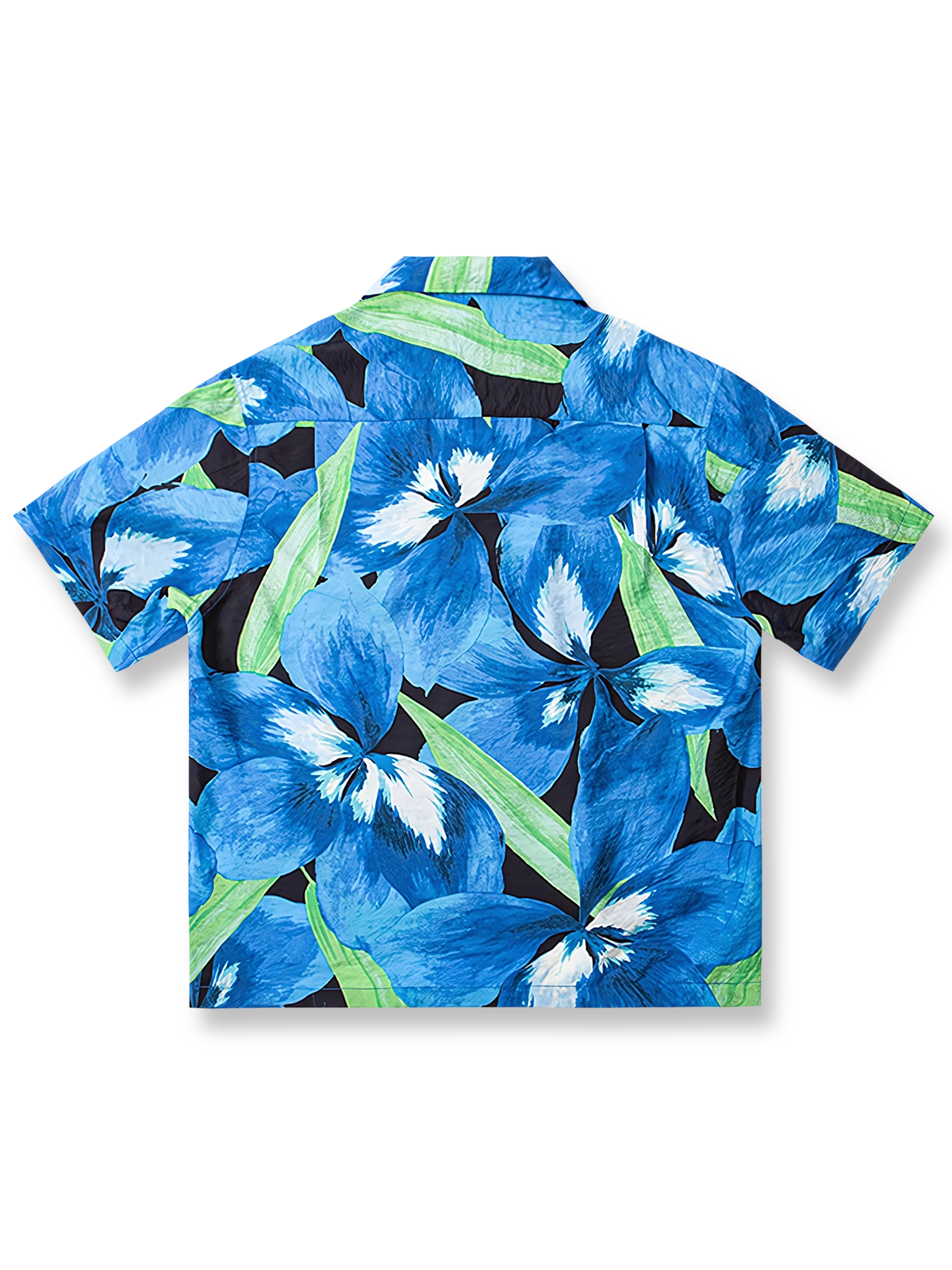 製品画像: トロピカルフラワープリントのハワイアンシャツ