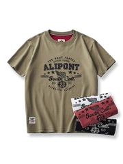 バイクプリント コットンTシャツ