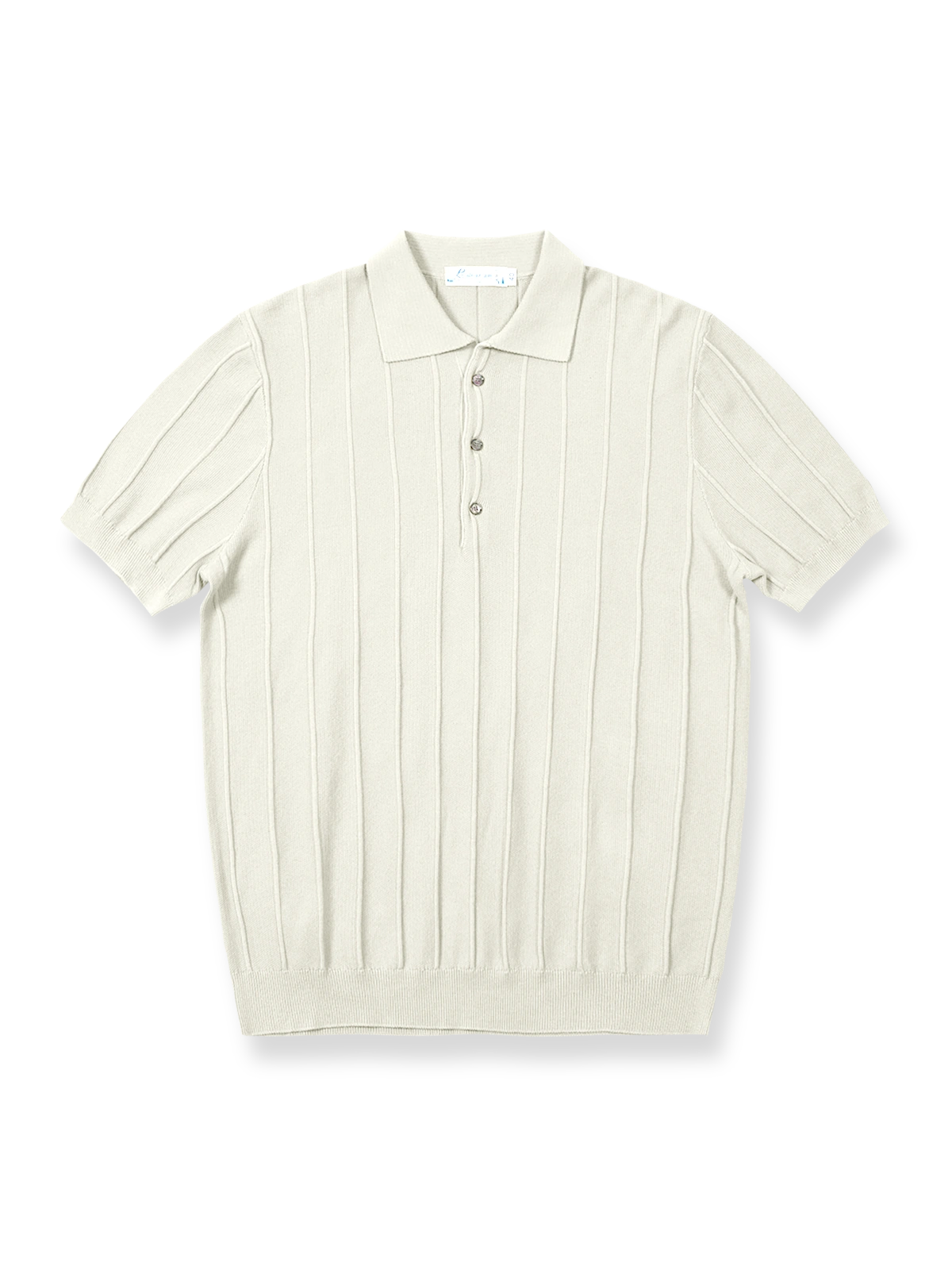 精梳綿ジャカードポロシャツの全体展示