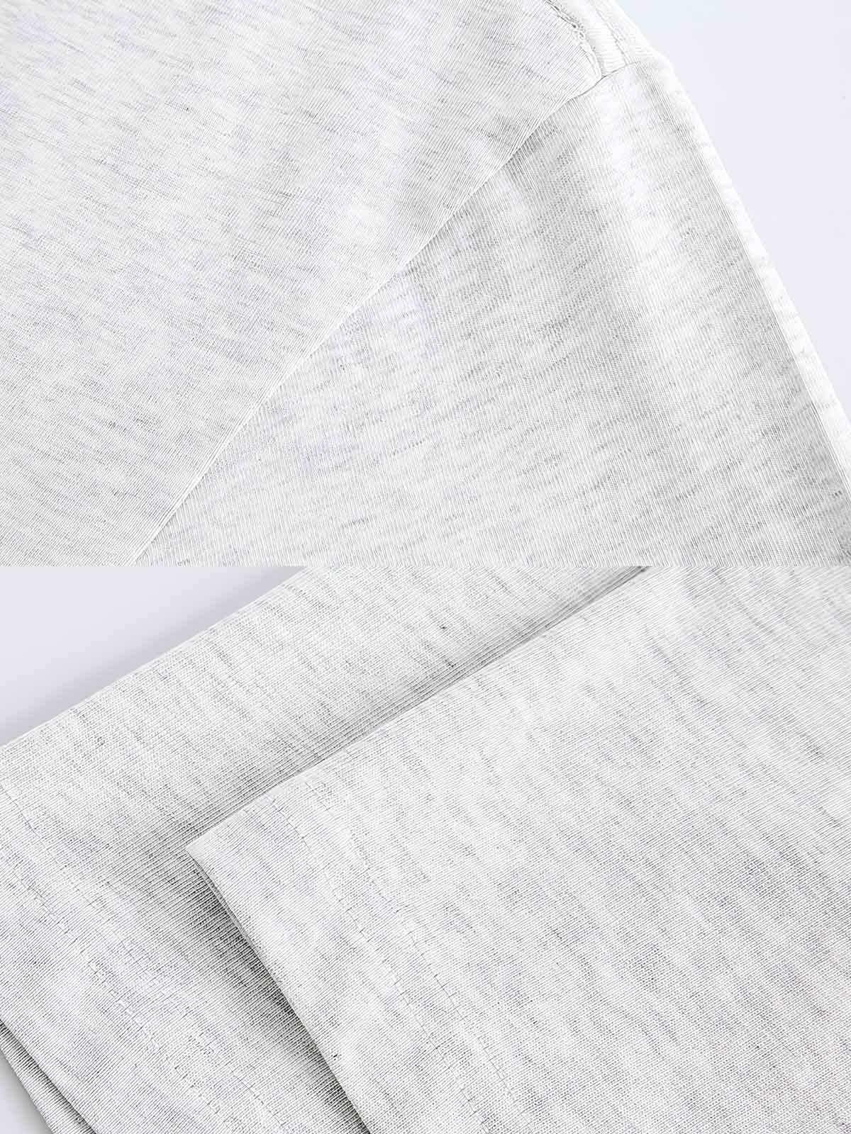 「メンズ半袖Tシャツのポケット刺繍ディテールのクローズアップ」