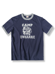 アメカジプリント クルーネックTシャツ