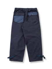 パッチワークドローストリングジョガーワークパンツのフロントビュー