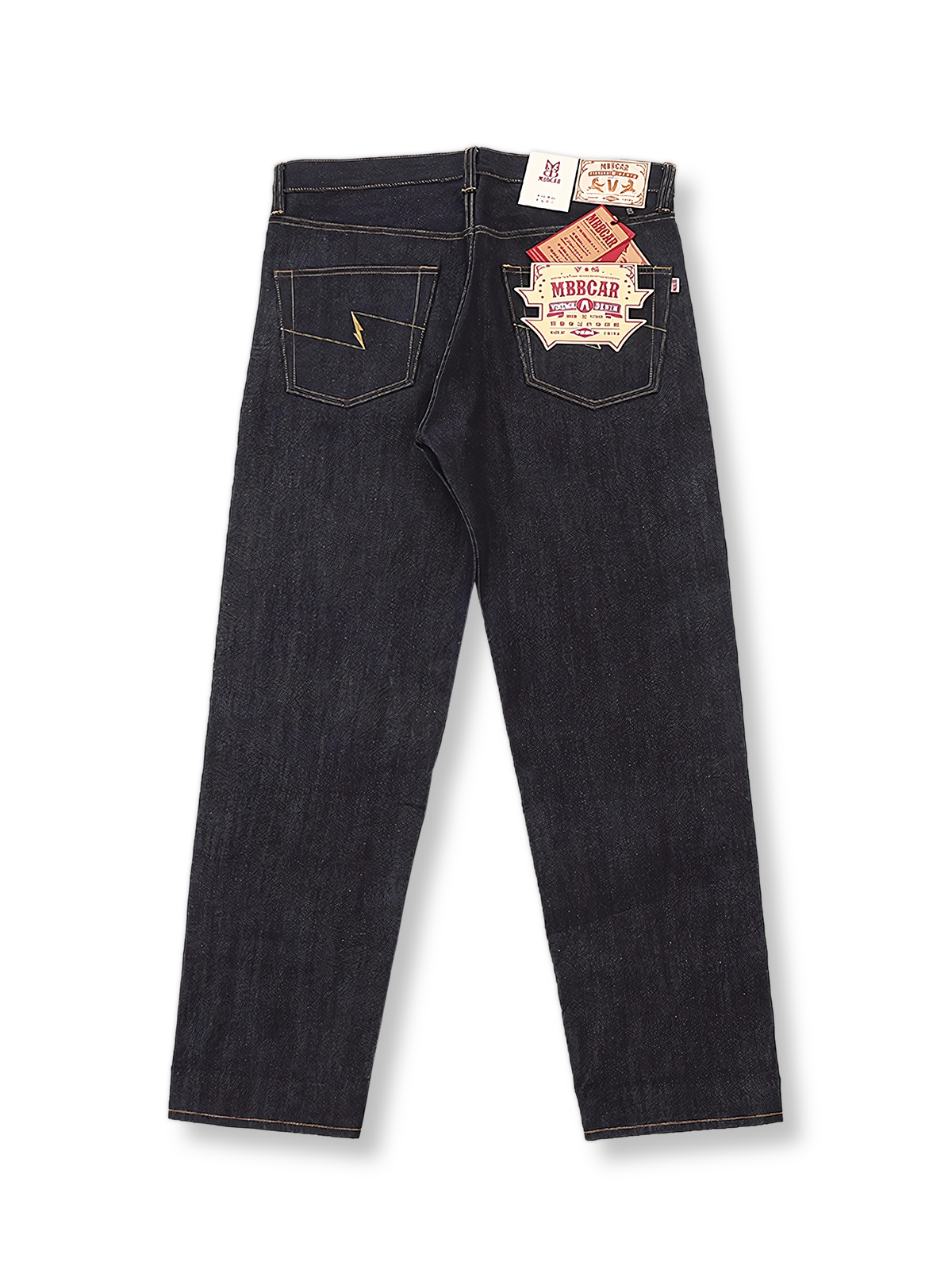 アメリカンヴィンテージセルビッジデニムジーンズ全体を展示