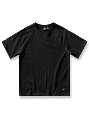 ヴィンテージウォッシュスラブコットン半袖Tシャツ正面図