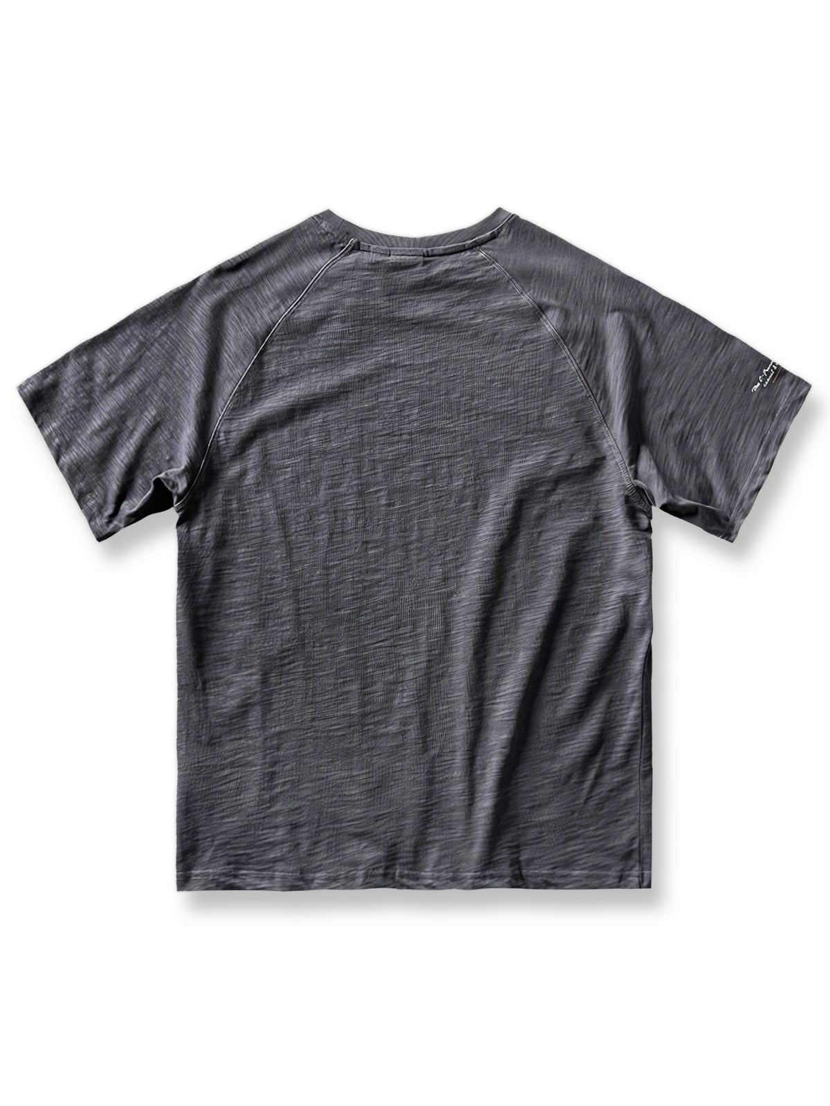 ヴィンテージウォッシュスラブコットン半袖Tシャツ正面図