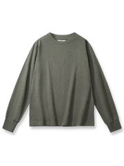 320gヘビーウェイトスラブコットンベーシック長袖Tシャツの全体画像 