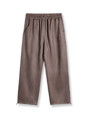 製品画像: アメリカンカジュアルなブラッシュドスエードスウェットパンツの全体図
