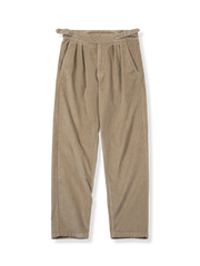 21ウェル 2色 グルカコーデュロイ スラックス