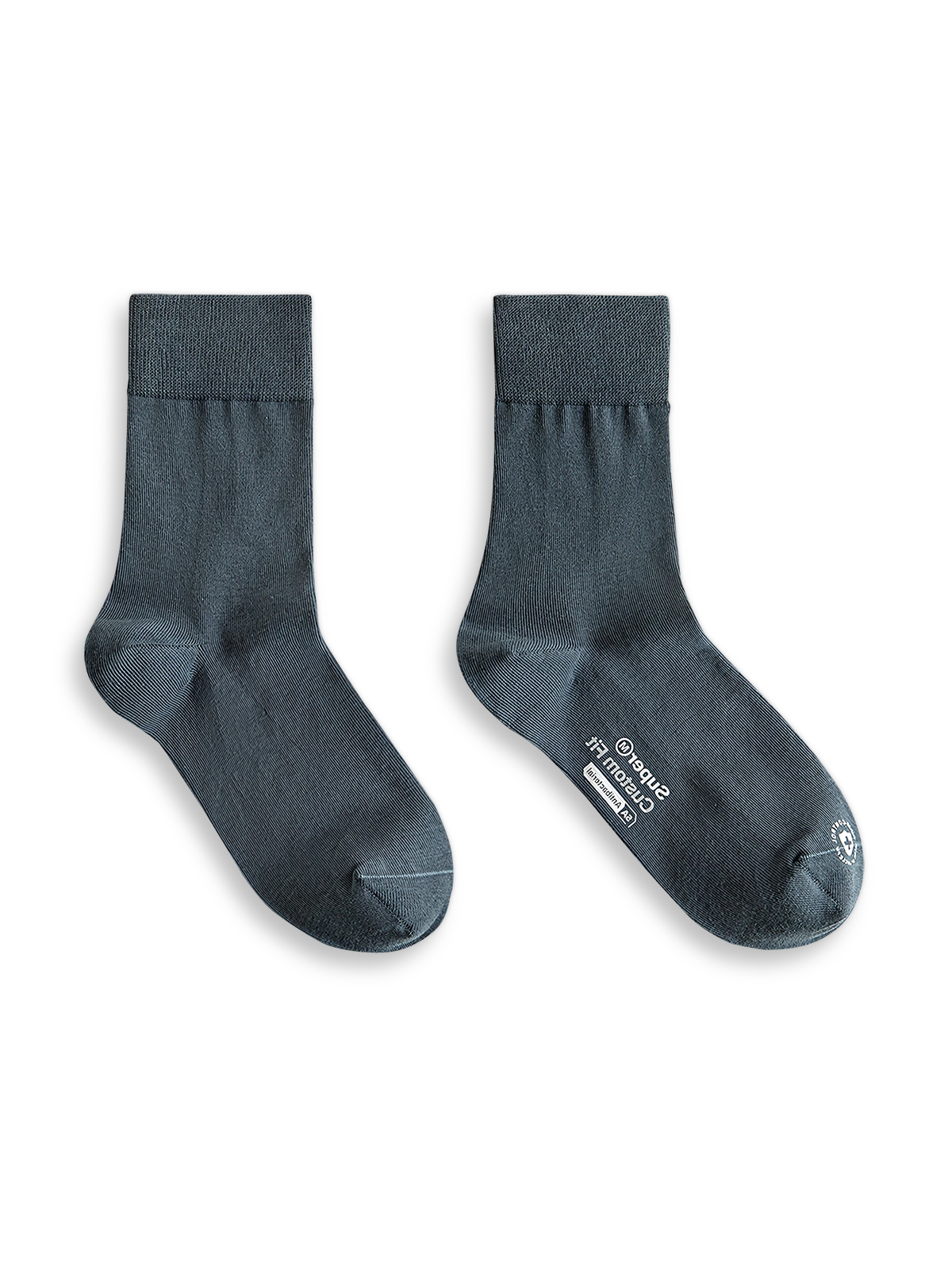 5Aグレード抗菌ニットクルーソックスの全体像