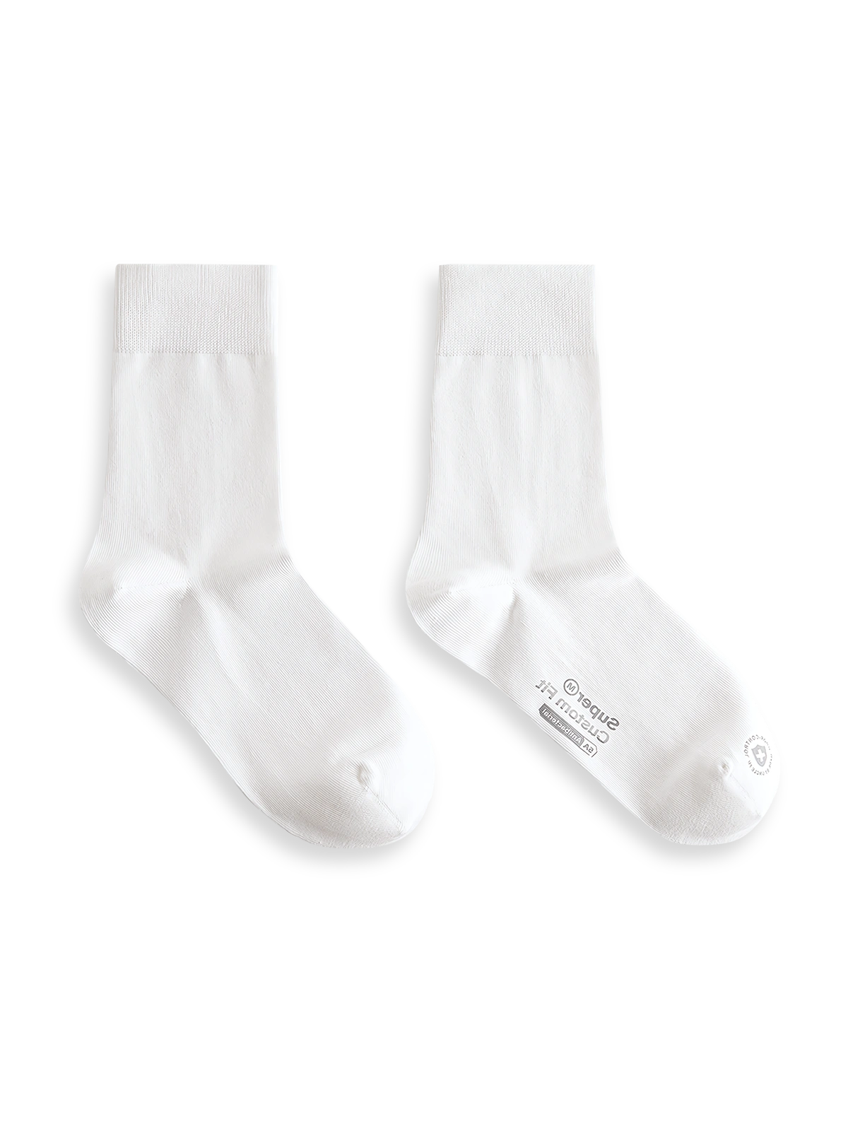 5Aグレード抗菌ニットクルーソックスの全体像