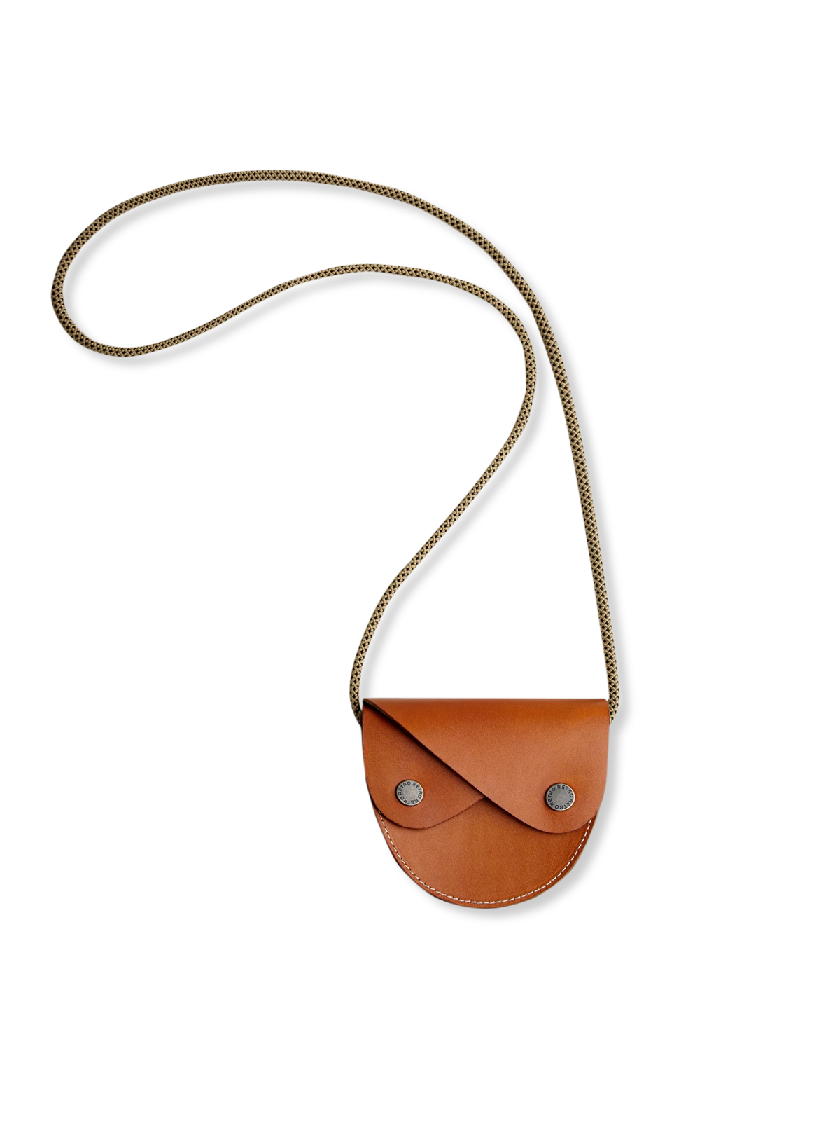 ダブルフラップ  植物タンニン 鞣し革 サドル バッグ