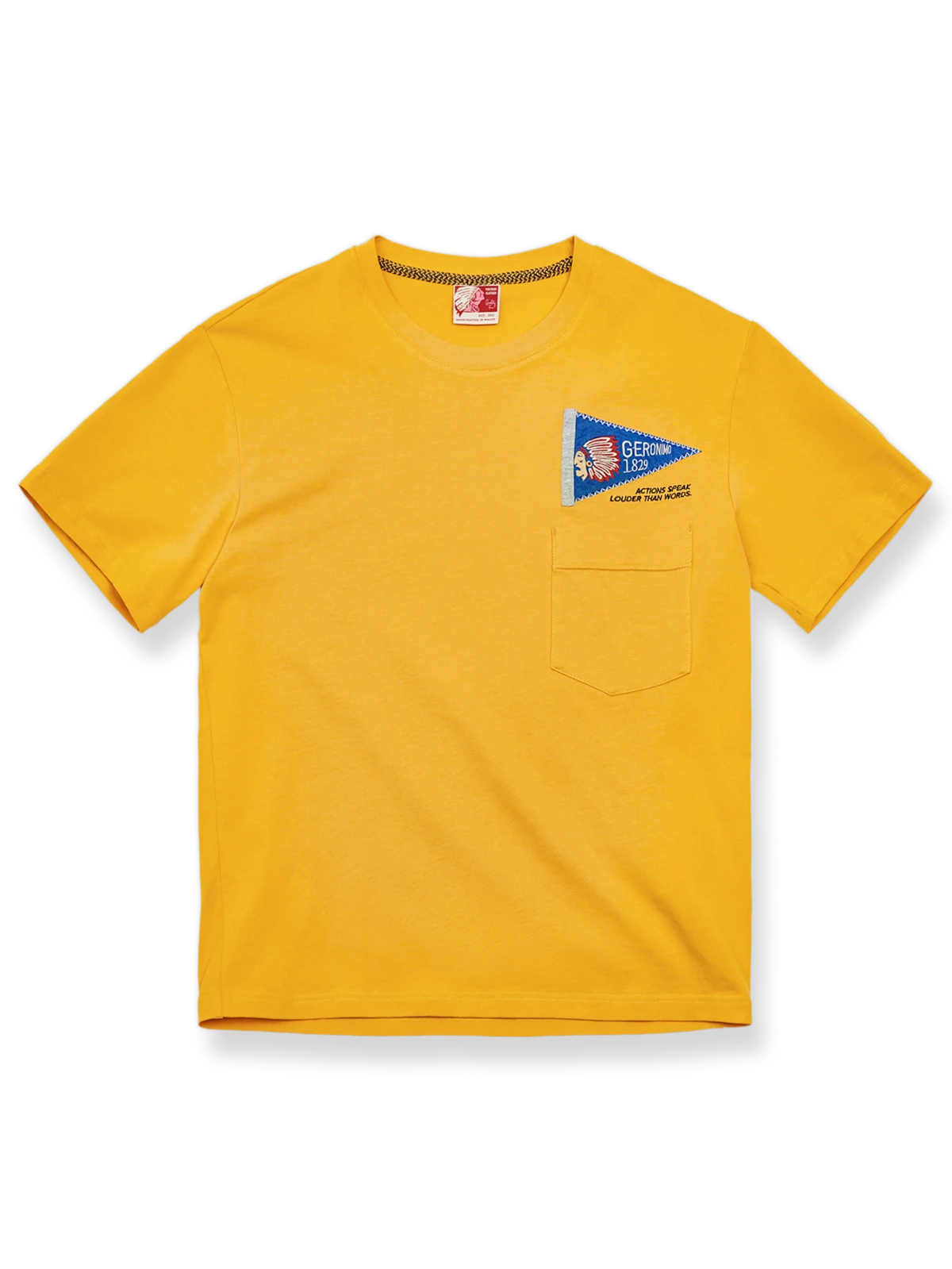 ェロニモ酋長・インディアン刺繍デザインTシャツ