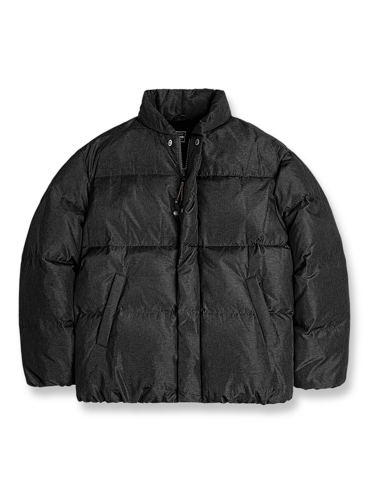 スタンドカラーダウンジャケットの正面図