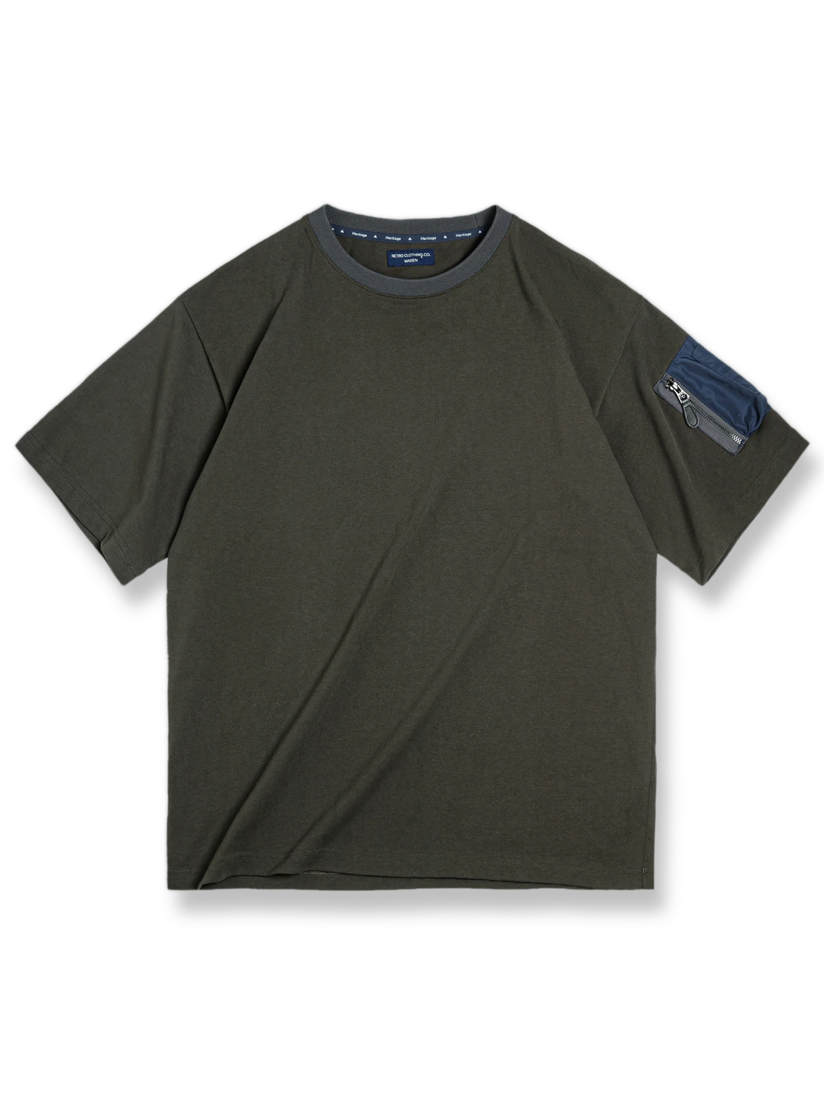 MA-1ポケット付き半袖シャツ