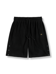 製品画像：ニットスナップボタンバスケットボールショーツの正面図