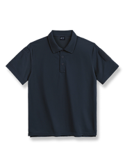 製品画像: アメリカンヴィンテージ半開襟ミリタリースタイルポロシャツの正面展示