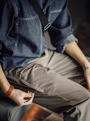 マルチポケット ストレッチ カジュアルパンツ