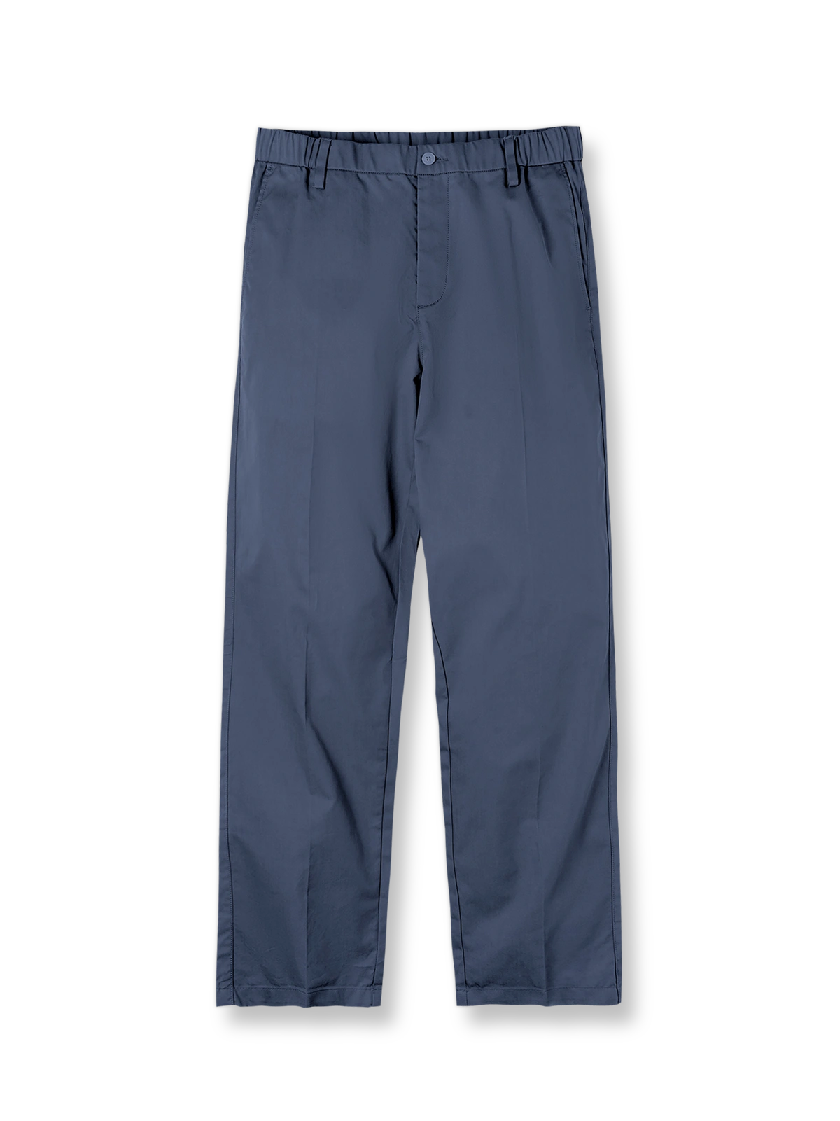 製品画像：ストレートテーパードカジュアルカーキパンツの正面図