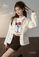 ミシガン オフホワイトデニムジャケット