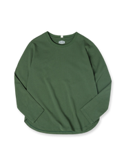 製品画像: ベーシックコットンロングスリーブTシャツの正面図