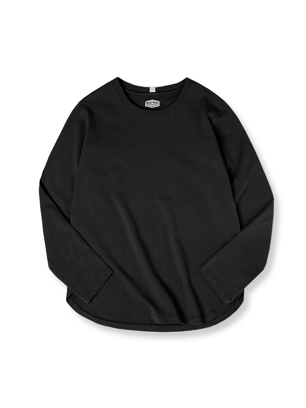 製品画像: ベーシックコットンロングスリーブTシャツの正面図