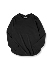 製品画像: ベーシックコットンロングスリーブTシャツの正面図