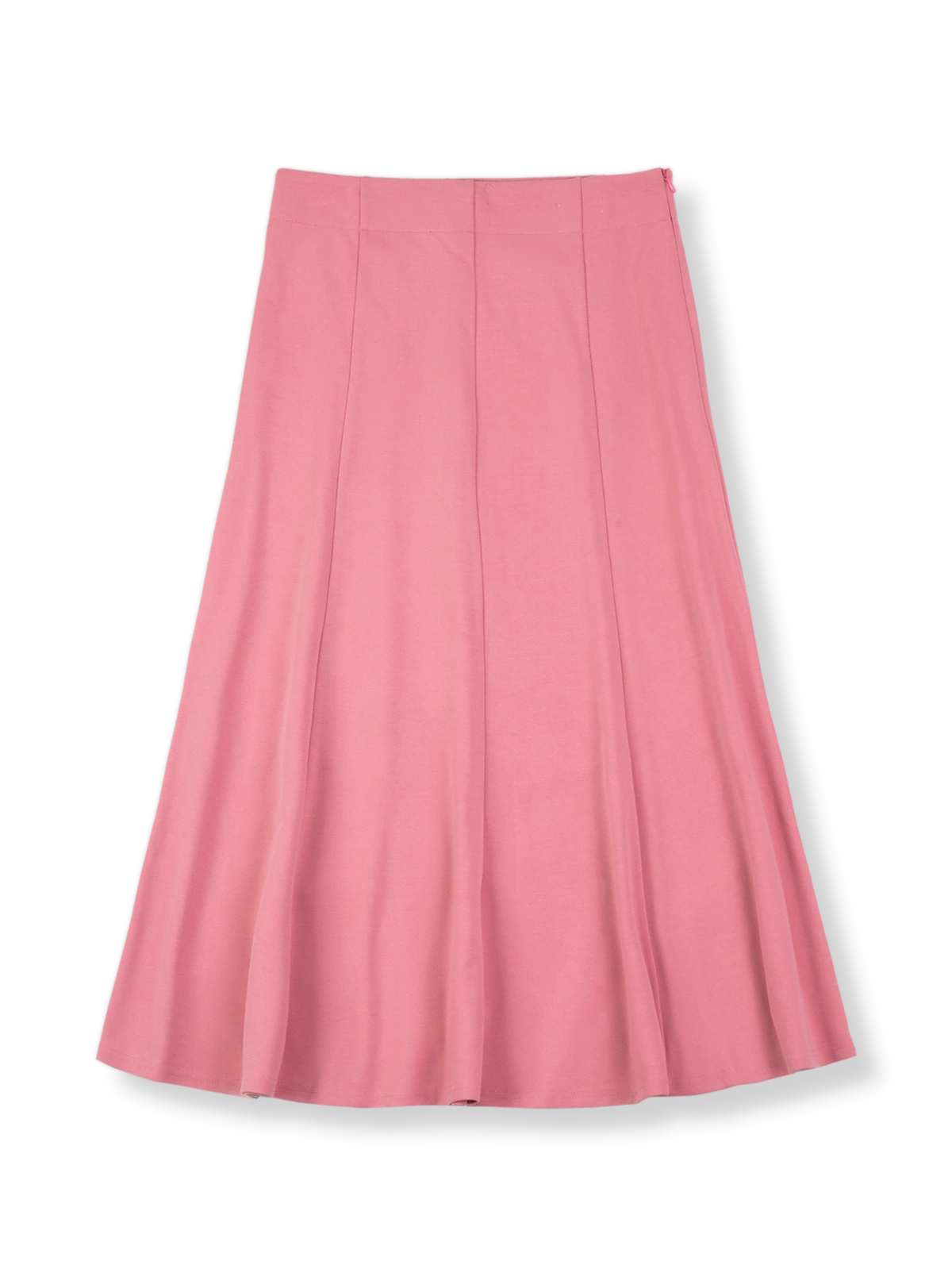 製品画像：ピンクフレアスカートの正面図