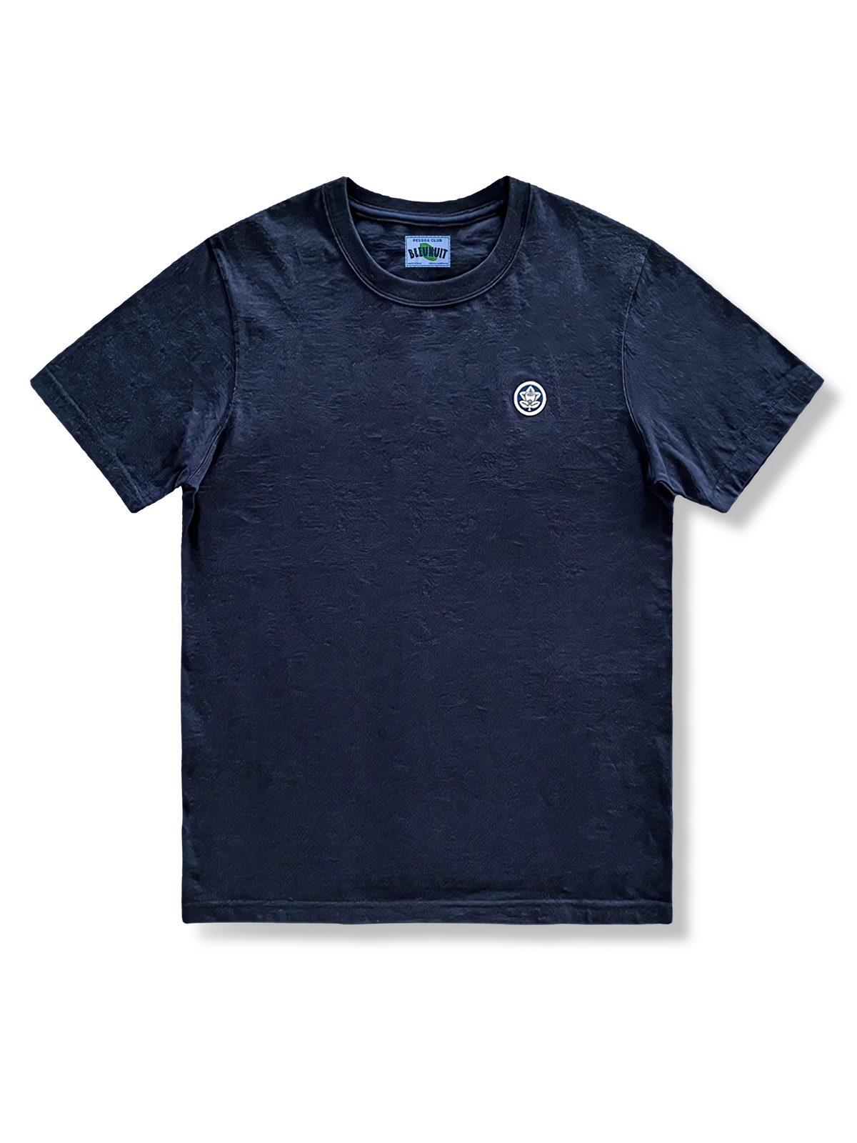 植物藍染 オレンジブロッサム刺繍Tシャツ