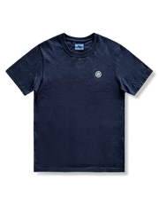 植物藍染 オレンジブロッサム刺繍Tシャツ