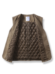 ウォッシュドキルティングベスト