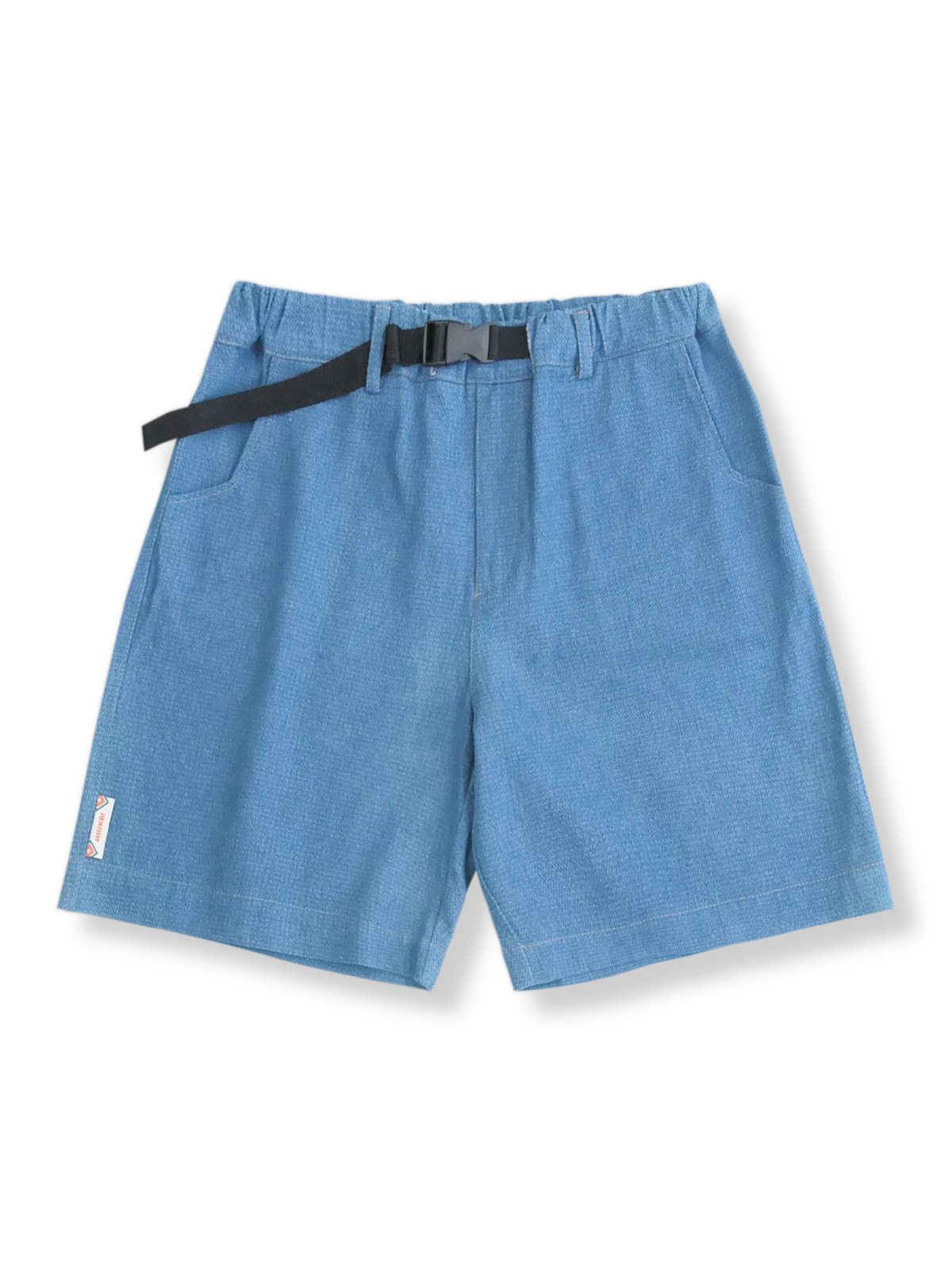 機能性 ウォッシュデニム ショートパンツ