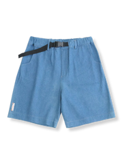 機能性 ウォッシュデニム ショートパンツ