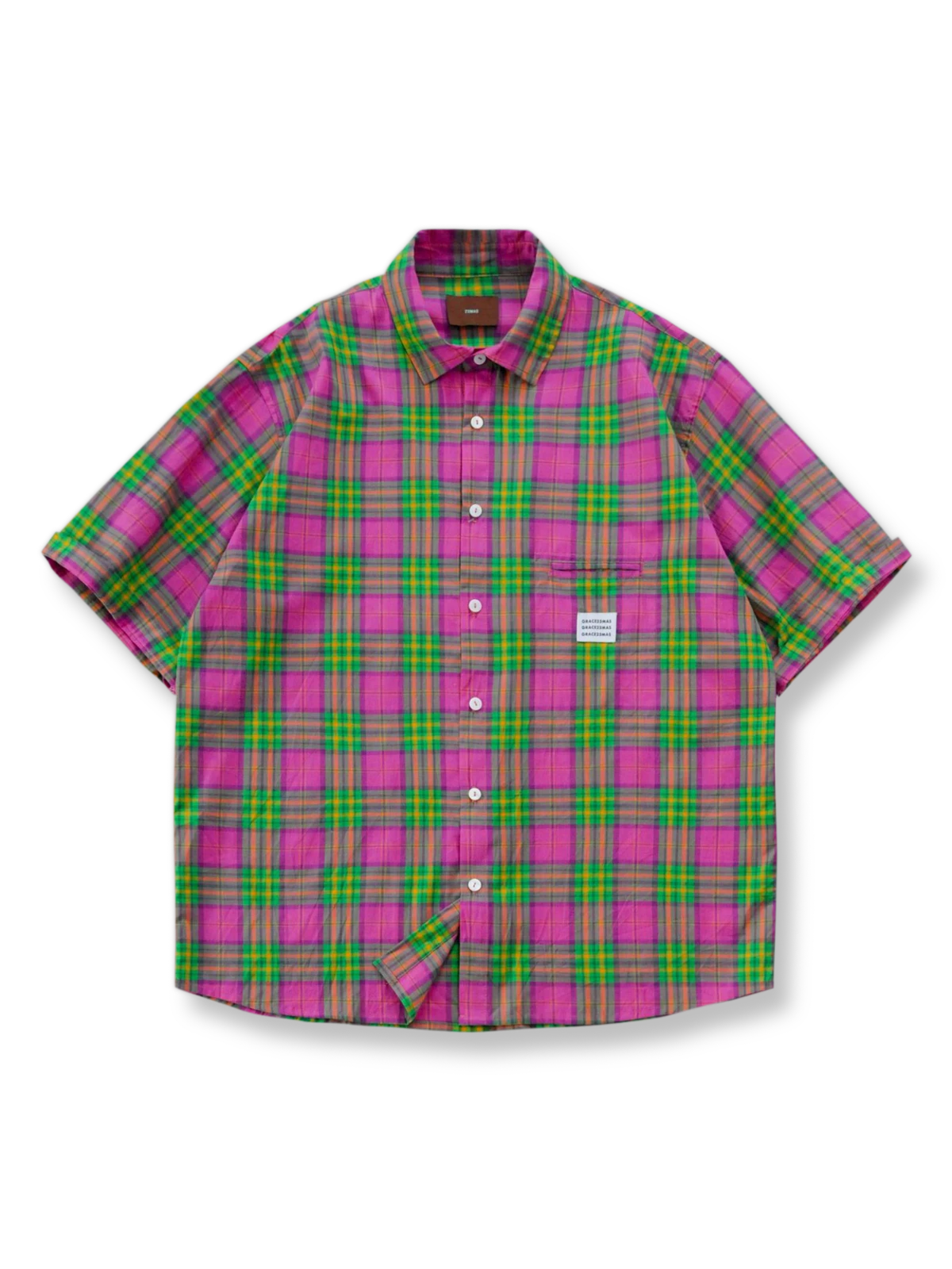 ウォッシュドチェックシャツ