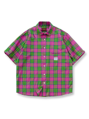 ウォッシュドチェックシャツ