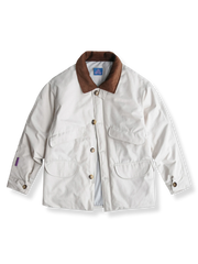 コーデュロイカラー コットン中綿ジャケット