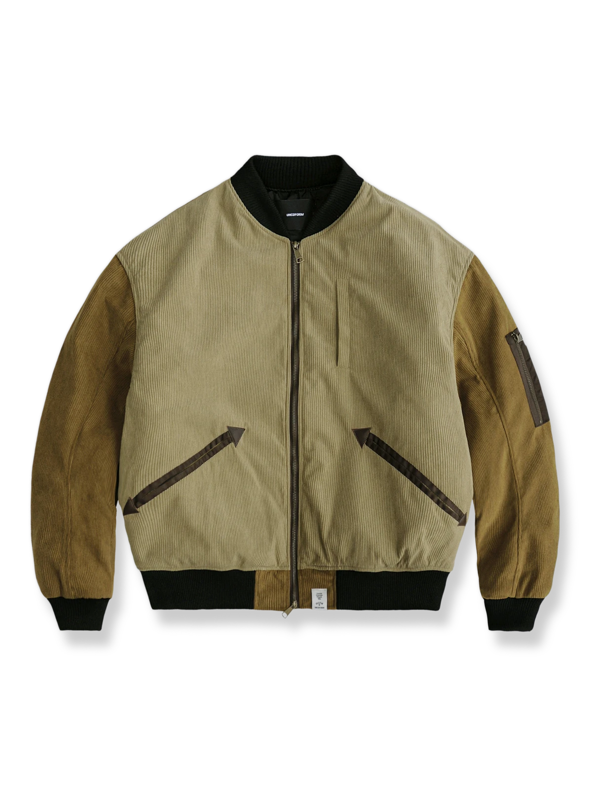 コーデュロイ ベースボールフライトジャケット