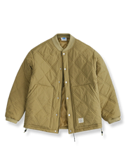 キルティング ベースボールカラー ジャケット