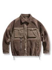 スエード生地 中綿ジャケット