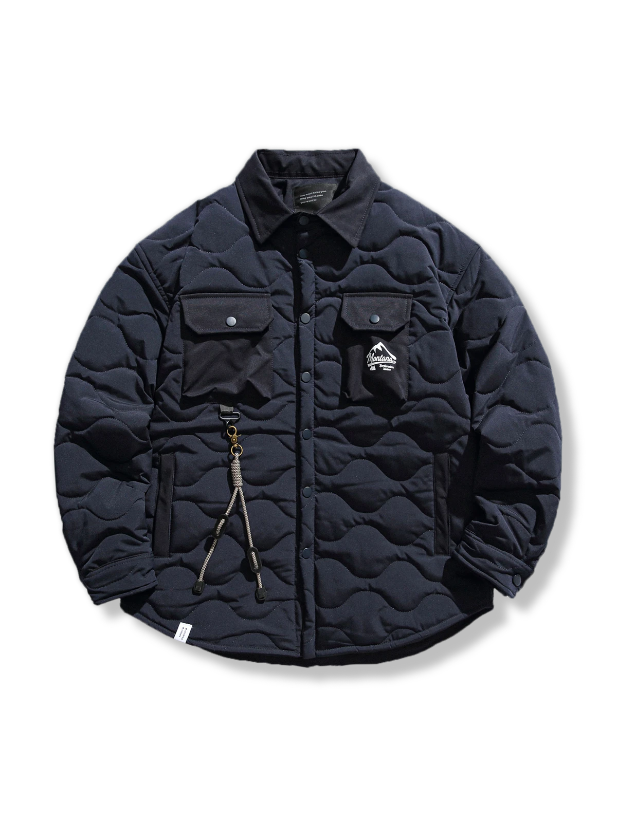 機能4ポケット キルティング中綿ジャケット