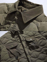 機能4ポケット キルティング中綿ジャケット