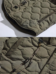 機能4ポケット キルティング中綿ジャケット