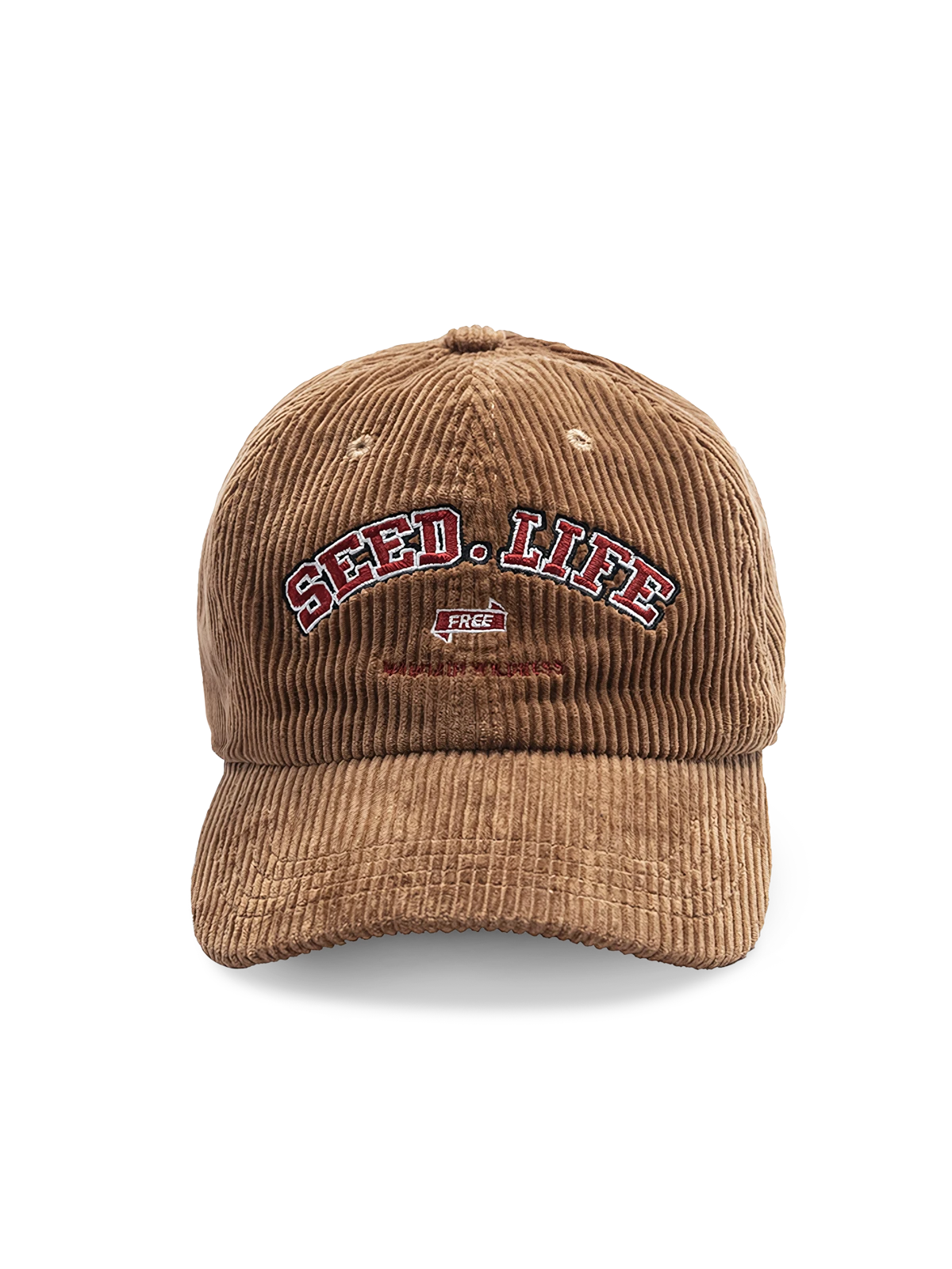 刺繍入り コーデュロイ ハット