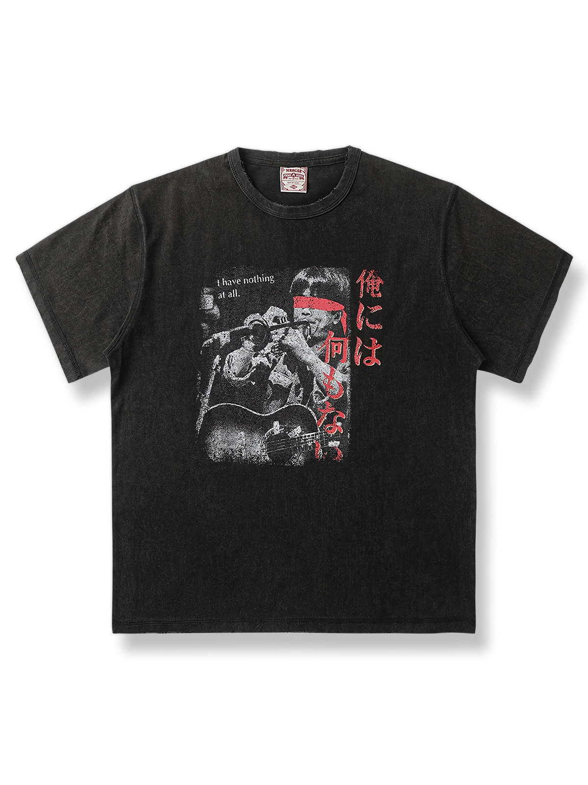 BANDTEE 水洗ロックTシャツ