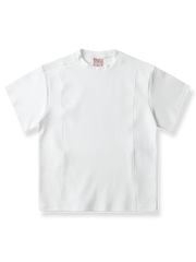 レトロ デザイン 小さな襟半袖Tシャツ