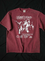 製品画像: ブルース・ツェッペリンプリントヴィンテージウォッシュTシャツ正面展示