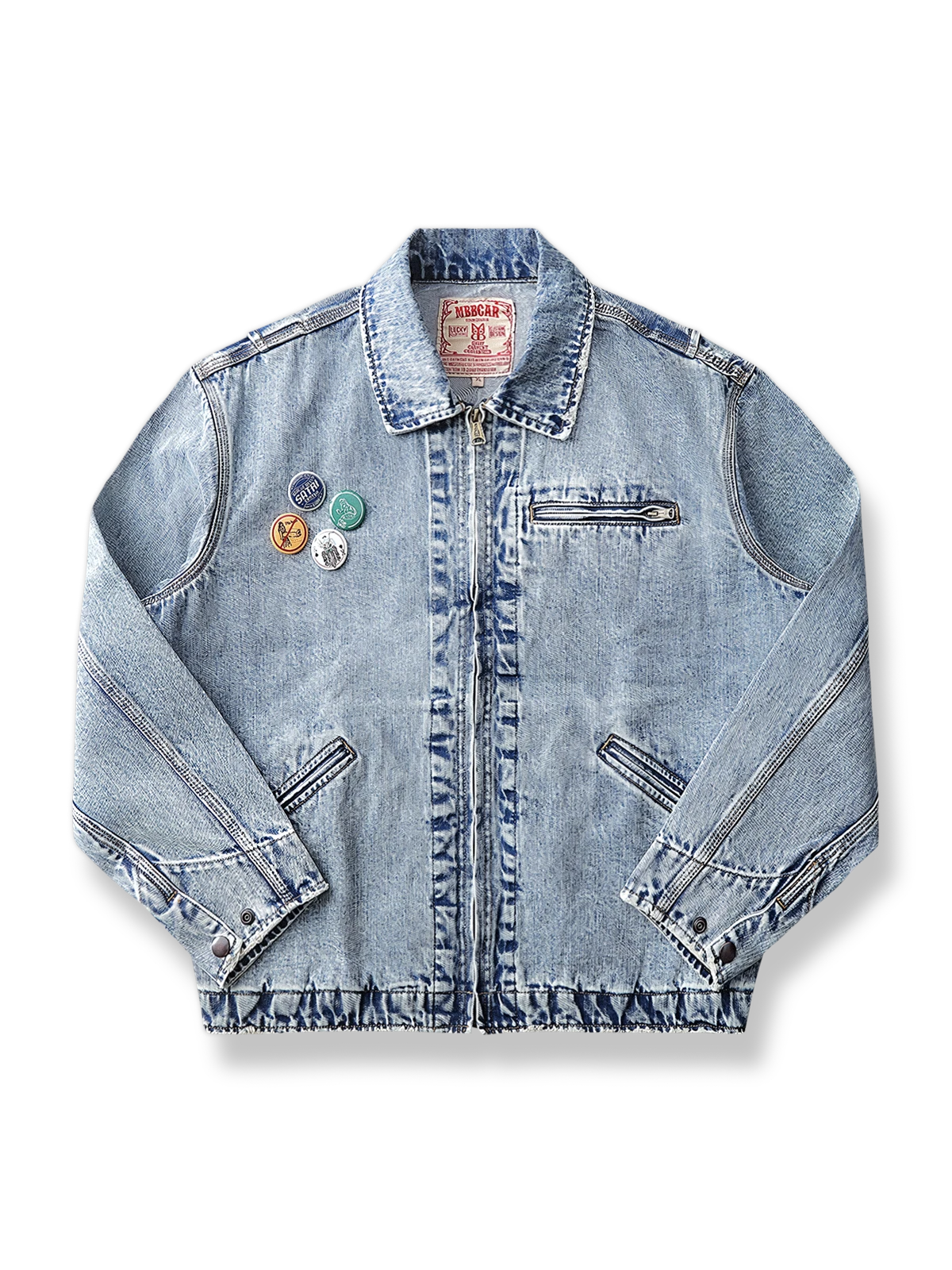 デトロイトスタイル ヘビーウォッシュ デニム ワークジャケット J97 ヴィンテージモデル