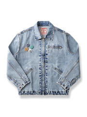 デトロイトスタイル ヘビーウォッシュ デニム ワークジャケット J97 ヴィンテージモデル